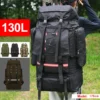 130L 80L Hiking Camping Backpack Travel Large Luggage Bag Trekking Outdoor Sports Pack Molle Trekking Rucksack For Men Big Bag